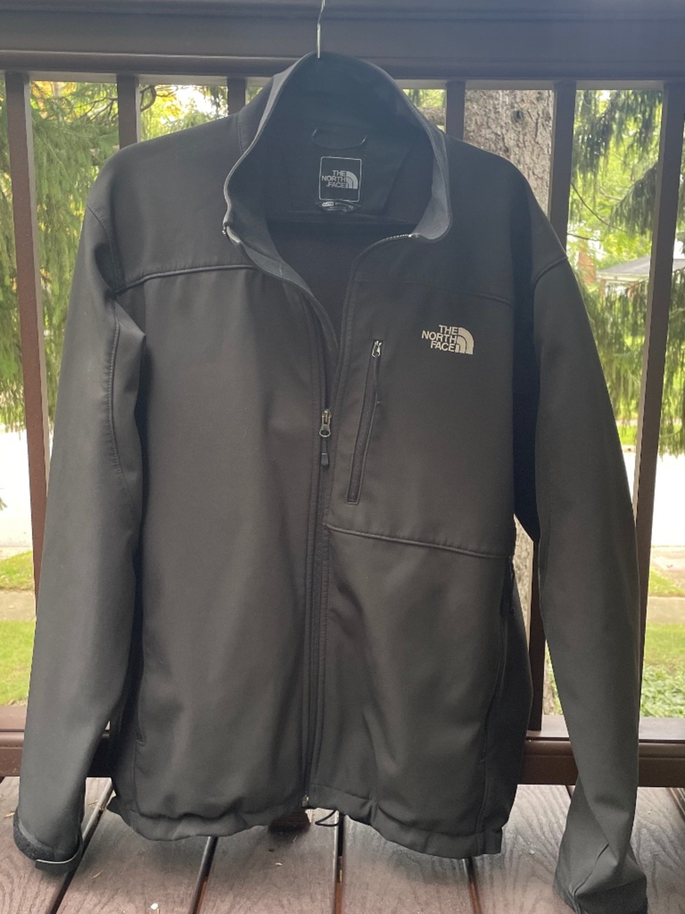 The North Face Men's Apex Bionic Softshell Jacket Black Full Zip Outdoor XL / TG